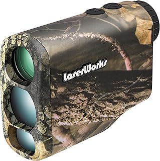 Range Finder for Hunter, Laser Rangefinder for Hunting with Slope, Range Finder Measurement to Trees 1000Y, Waterproof IPX5, Camouflage - LaserWorks