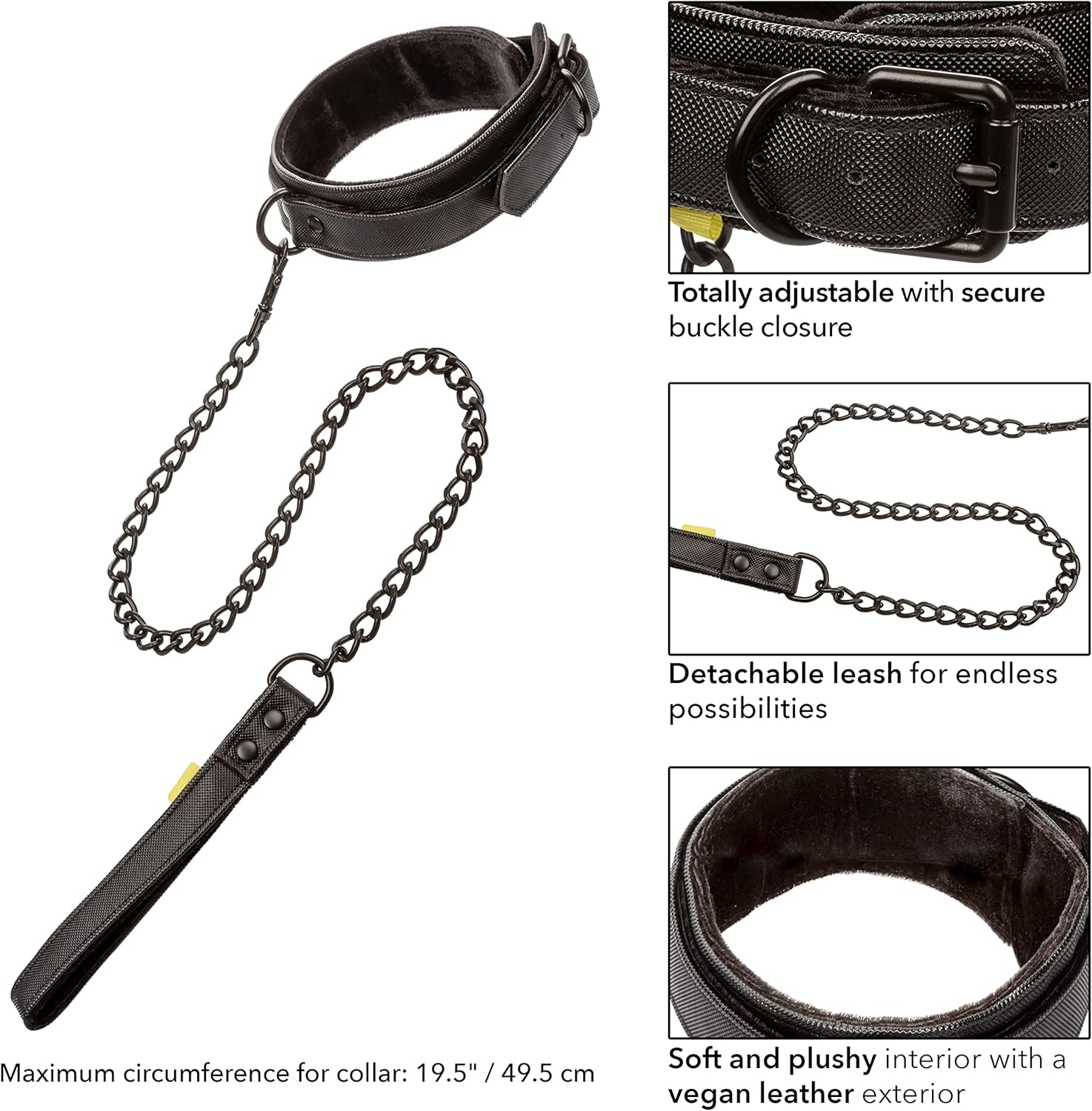 CalExotics Boundless Collar with Leash