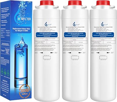 51300C Replacement for Elkay 51300C, Replacement 55898C Filters, Replacement Bottle Stations Compatible with Ezh2o Filter ERF750, 55898C, EWF3000 No Chip 3-Pack
