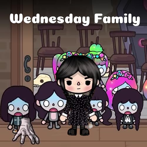 Toca Wednesday Addams Family Ideas