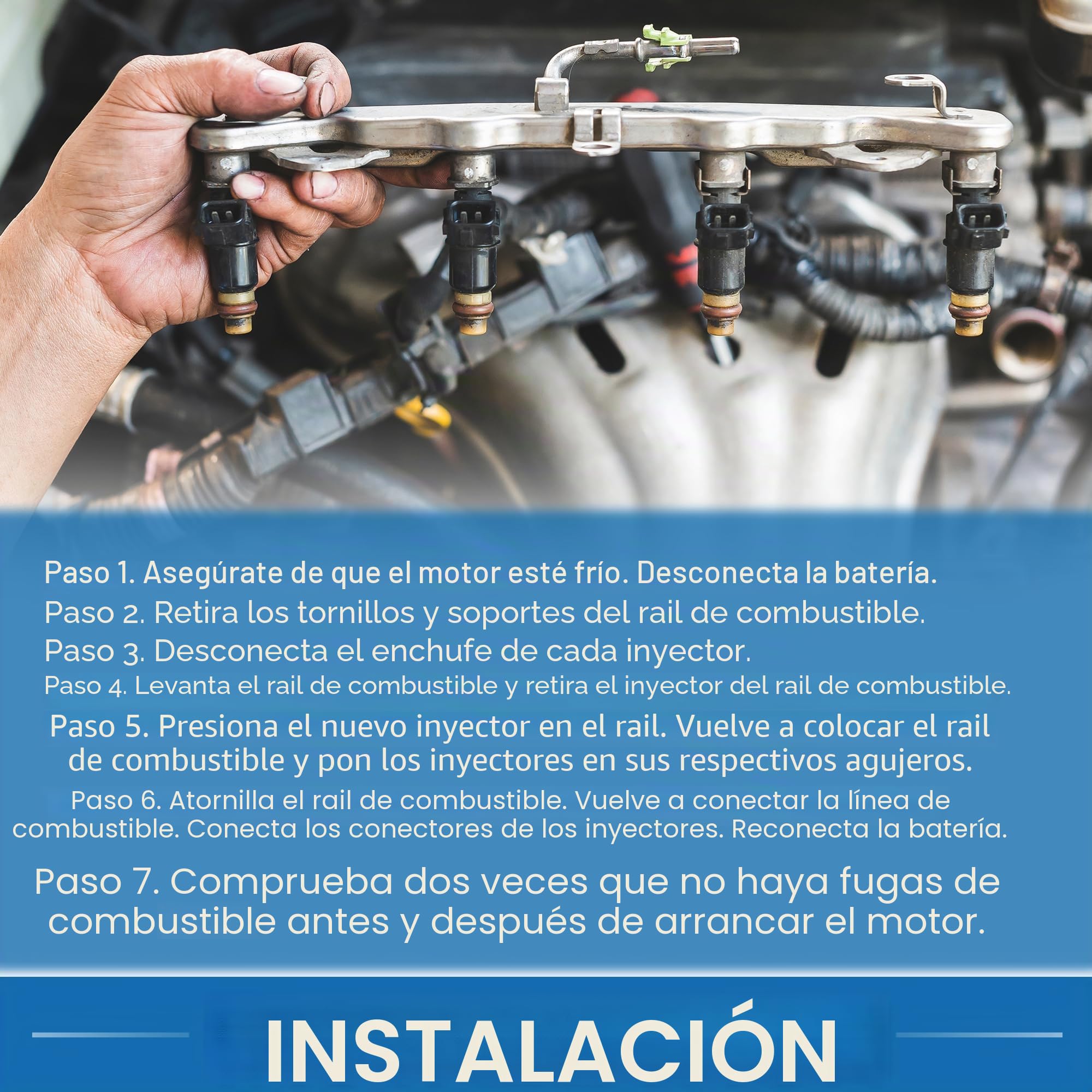 A ABSOPRO Inyector De Combustible Para Vw Golf V Gti 2.0 04-09 4 Pcs | Negro, 4 Pcs, Metal, Plástico, 85X21Mm, Dc 12V, 2 Pines, N.º Oe: 06F906036A, Para Vw Passat B6 Saloon 2.0 Tfsi 05-10