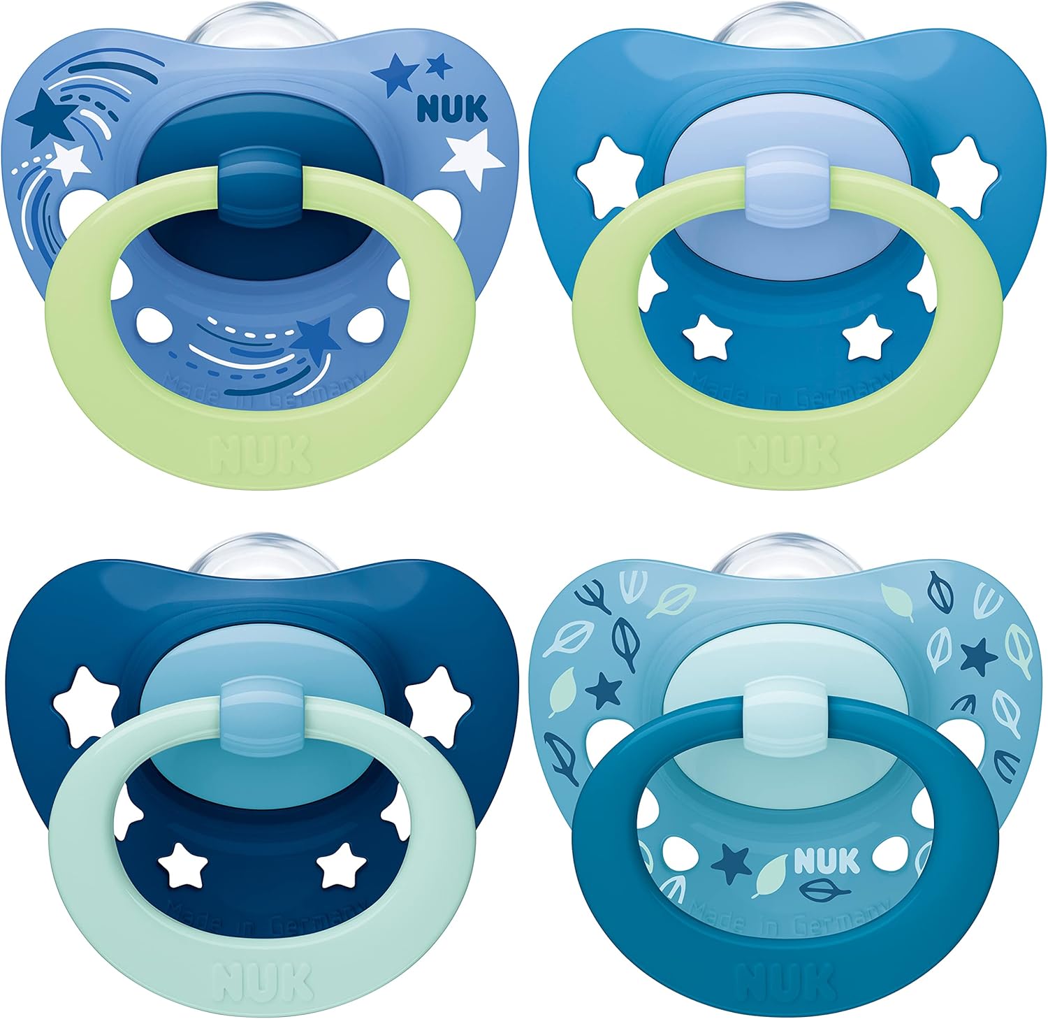 NUK Signature Night & Day Baby Dummies 1836 months Glow in the Dark Soothers BPAFree NUK Signature Night & Day Baby Dummies 1836 months Glow in the Dark Soothers BPAFree