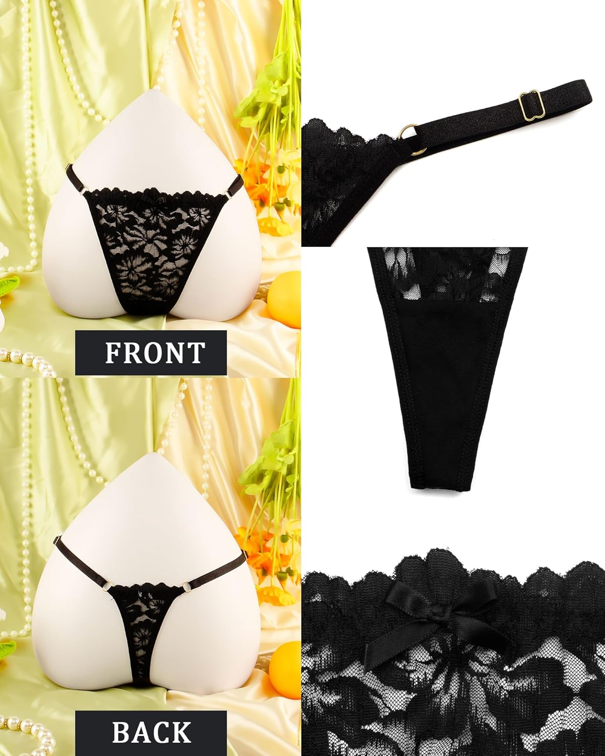 Women G-String Thongs Panties T Back Breathable Sexy Underwear - Image 6