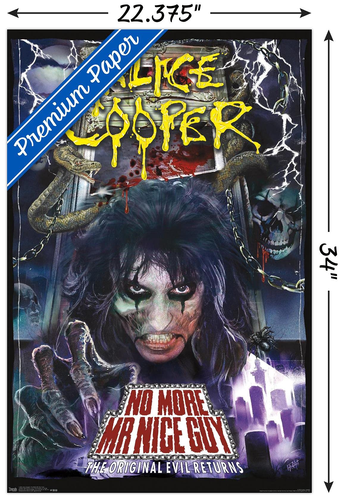 Amazon.com: Trends International Alice Cooper - No More Mr