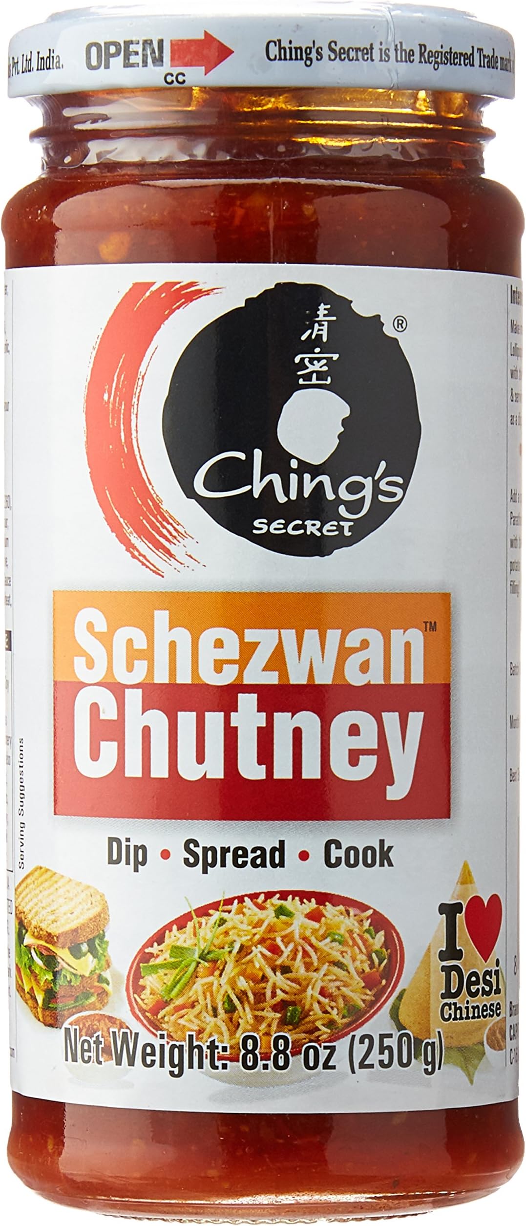 Ching's Secret, Schezwan Chutney, 250 Grams(gm)