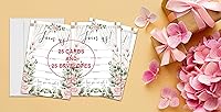 Vista 3 de Join Us Tarjetas de invitación – Tarjetas de invitación florales para todas las ocasiones, bodas, compromisos, recepción, jubilación, despedida