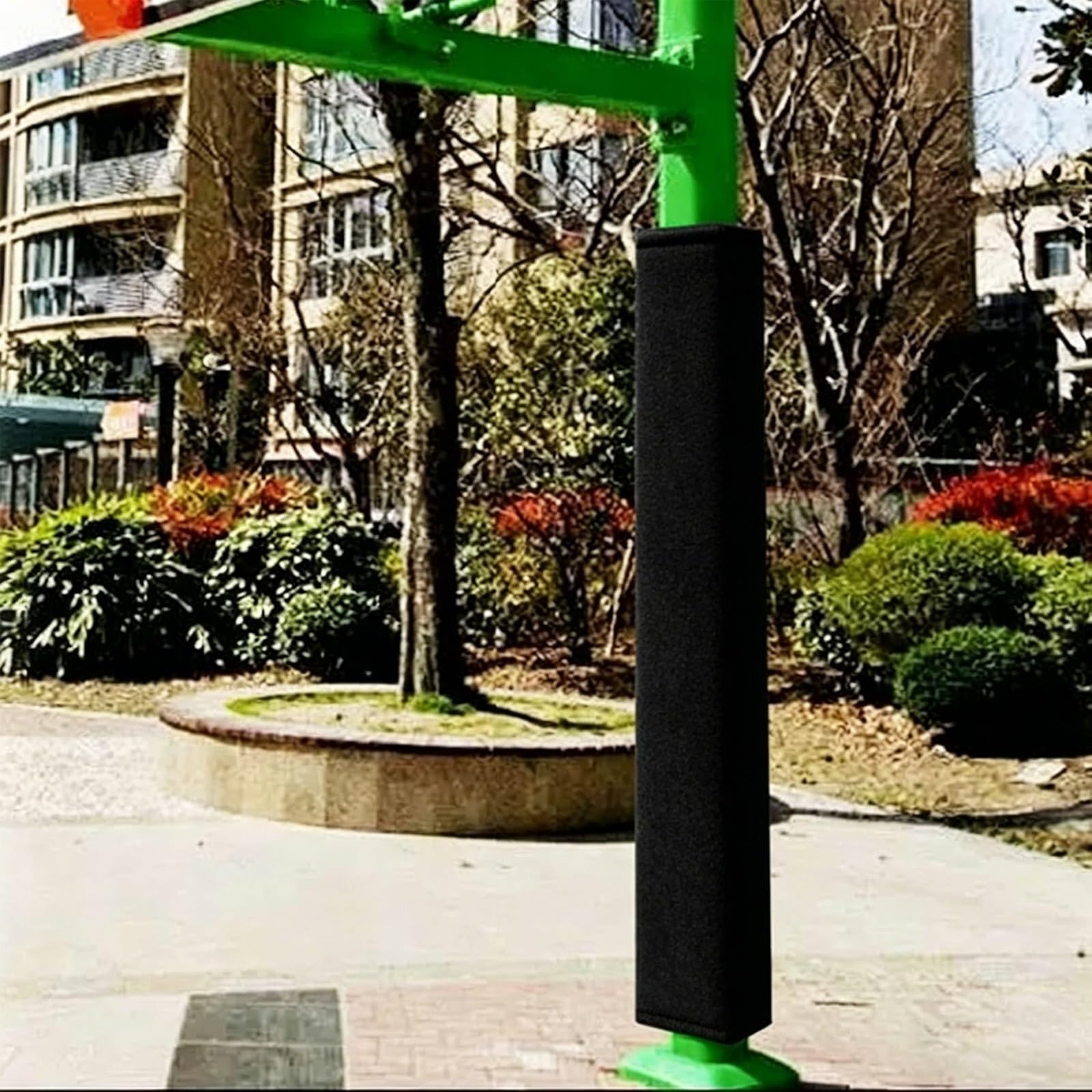 Rembourrage poteau basket sous-sol et colonne de protection exterieur