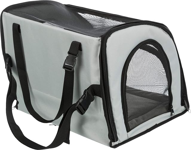 Foto 4 de 8 de Trixie - Asiento para Coche 44 × 37 × 40 cm, Gris Negro, Funda Protectora para Perros, Fácil de Instalar…