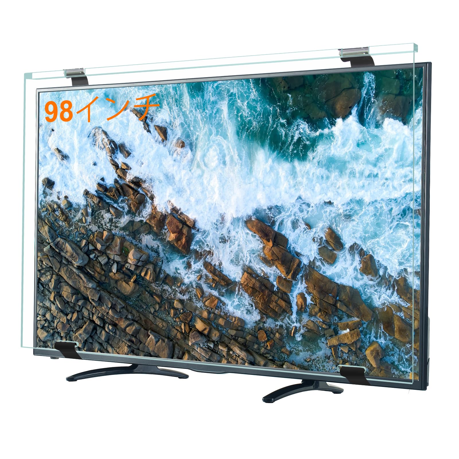 Amazon | 液晶テレビ保護パネル 98インチ テレビカバー アクリル製 tv