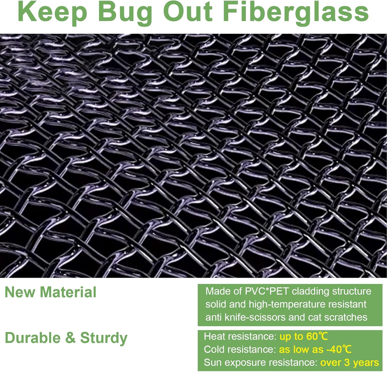 35x55 Inch Window Screen Fibreglass DIY Self-Adhesive, Mesh Curtain Adjusting Netting with Hook and Sticky Tape, Fitted to Multiple Windows for Anti Bugs Mosquito, Anti Pet Scratch (1Pack,Black)