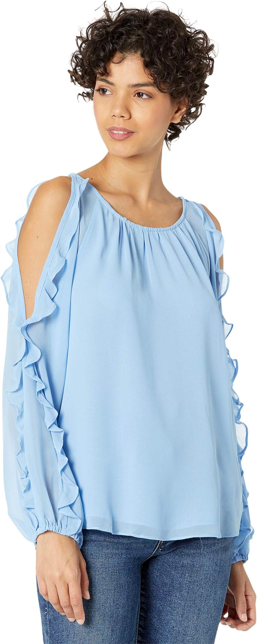 1 state cold shoulder top