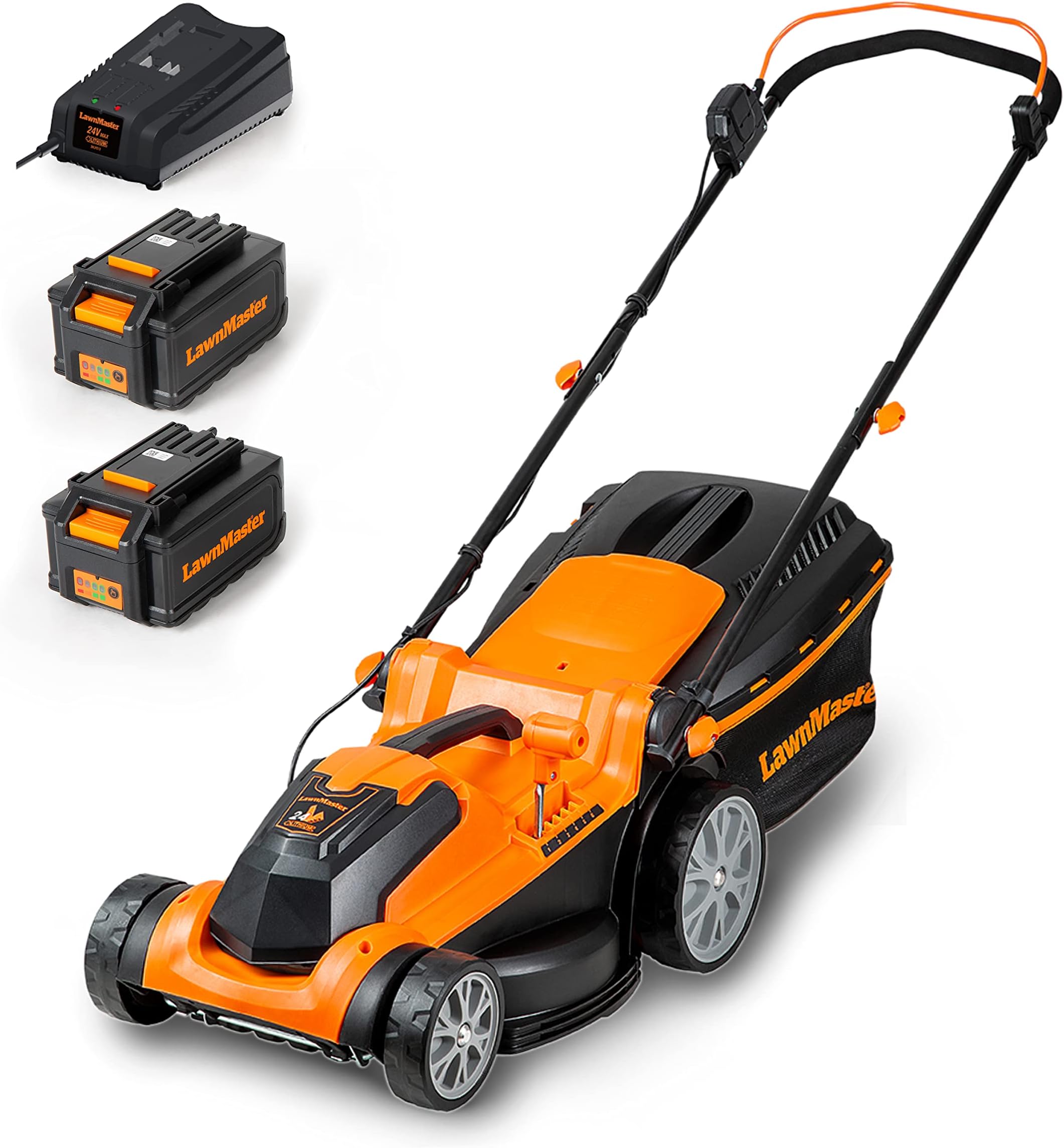 Baricus Akku Rasenmäher mit Akku und Ladegerät 36V mit optionaler