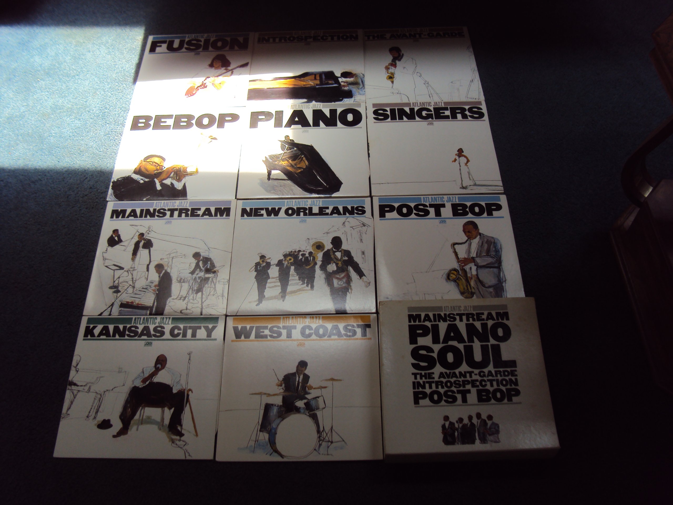 Atlantic Jazz - Beebop; W. Coast Fusion; Mainstream Piano Soul; Introspection,