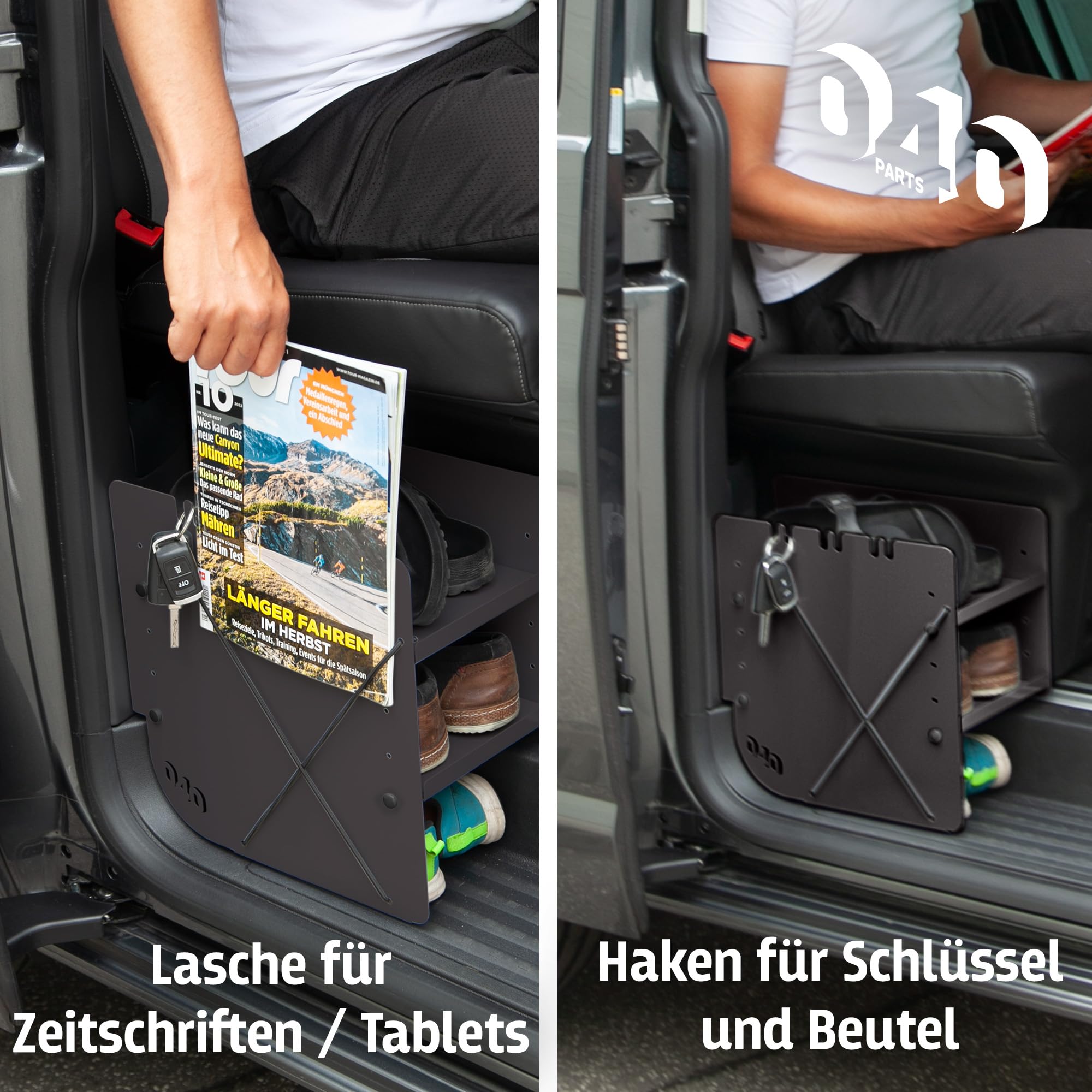 Schoenenrek HALS 4 schappen zwart