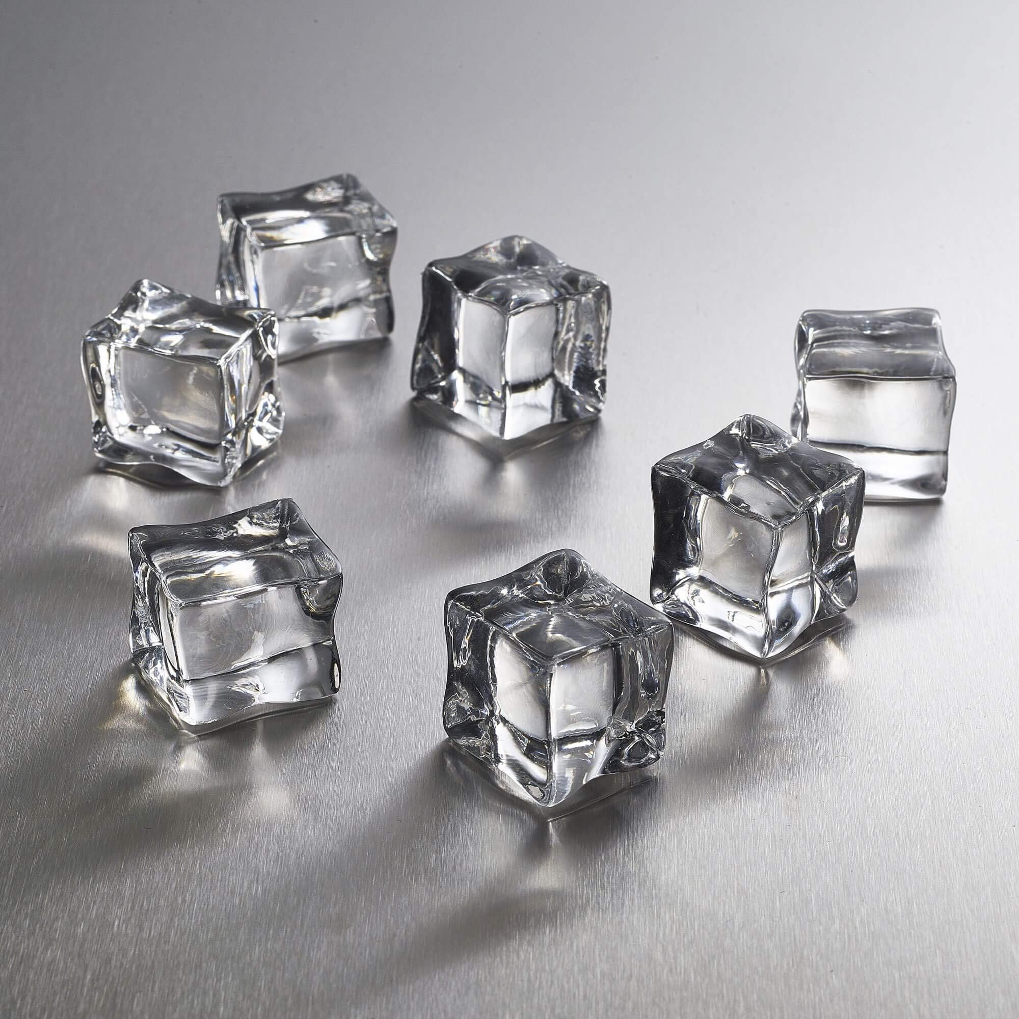 The Snow People Fake Ice Cubes (clear) x 12