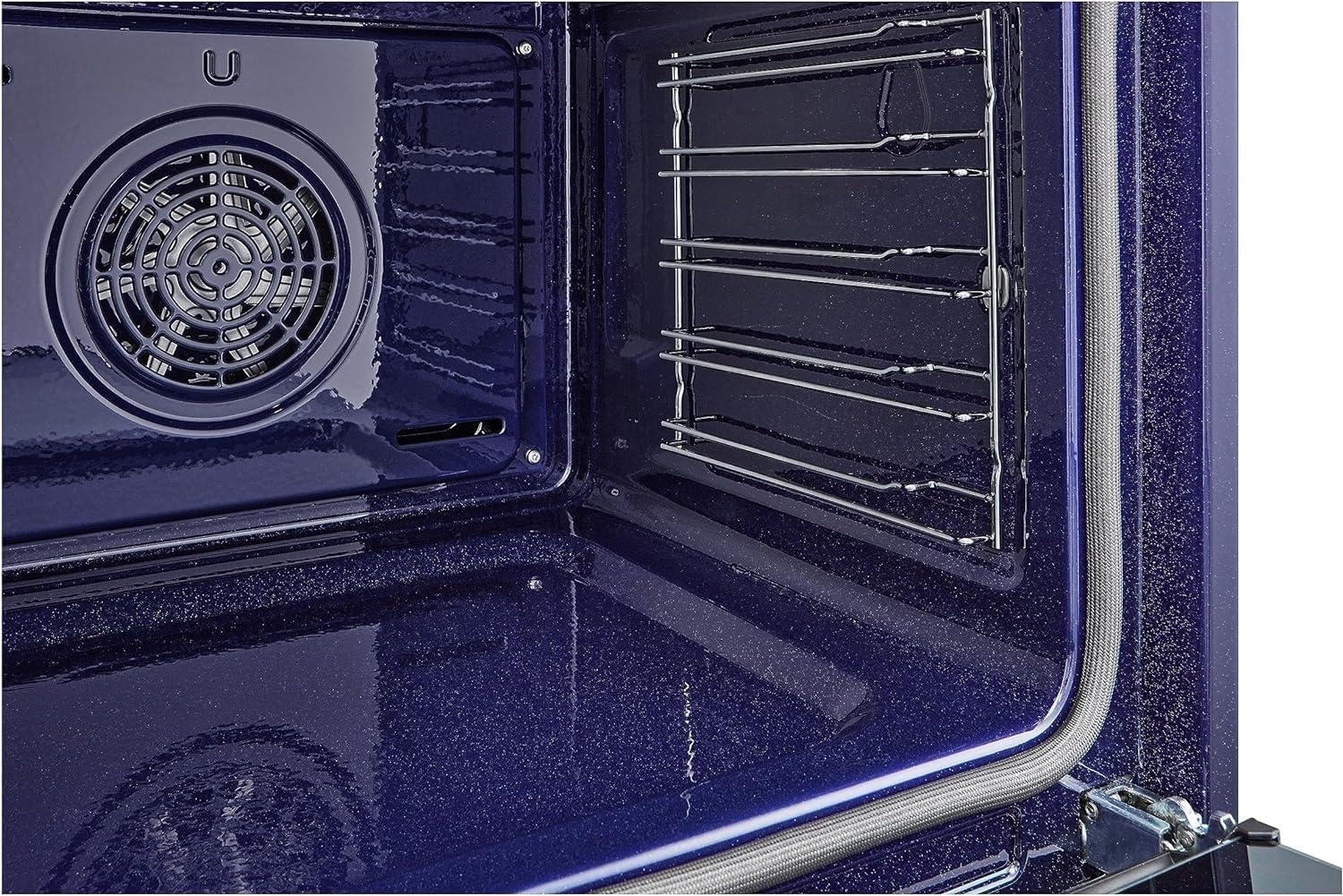LG InstaView WSED7612S Forno da Incasso Multifunzione, Classe A+, 76L, 300°C Air Fry, Sous Vide, Modalità Pizza, Sistema ProBake Convection, EasyClean, Pirolisi, WiFi, Isolamento 4 Vetri, Nero