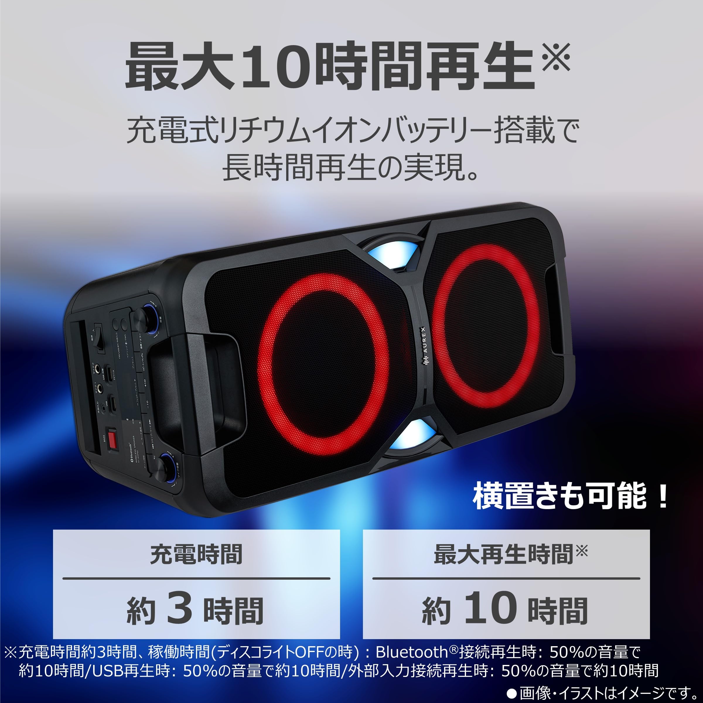 Amazon.co.jp: 東芝 AUREX(オーレックス)ワイヤレススピーカー AX
