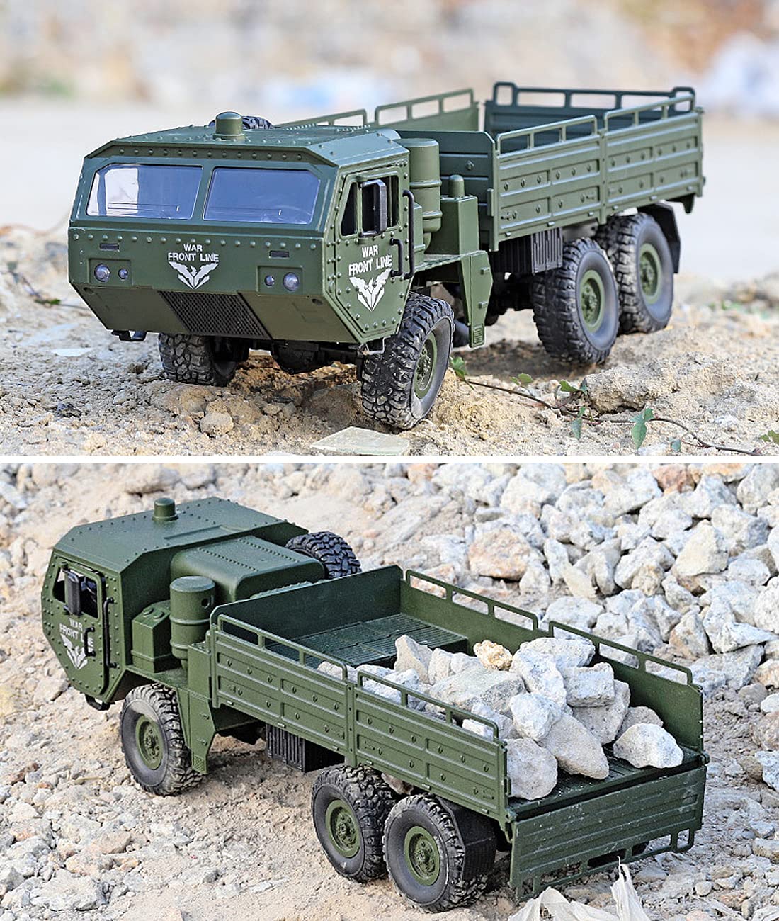 Amazon.co.jp: ラジコンカー RCカー 軍用トラック オフロード