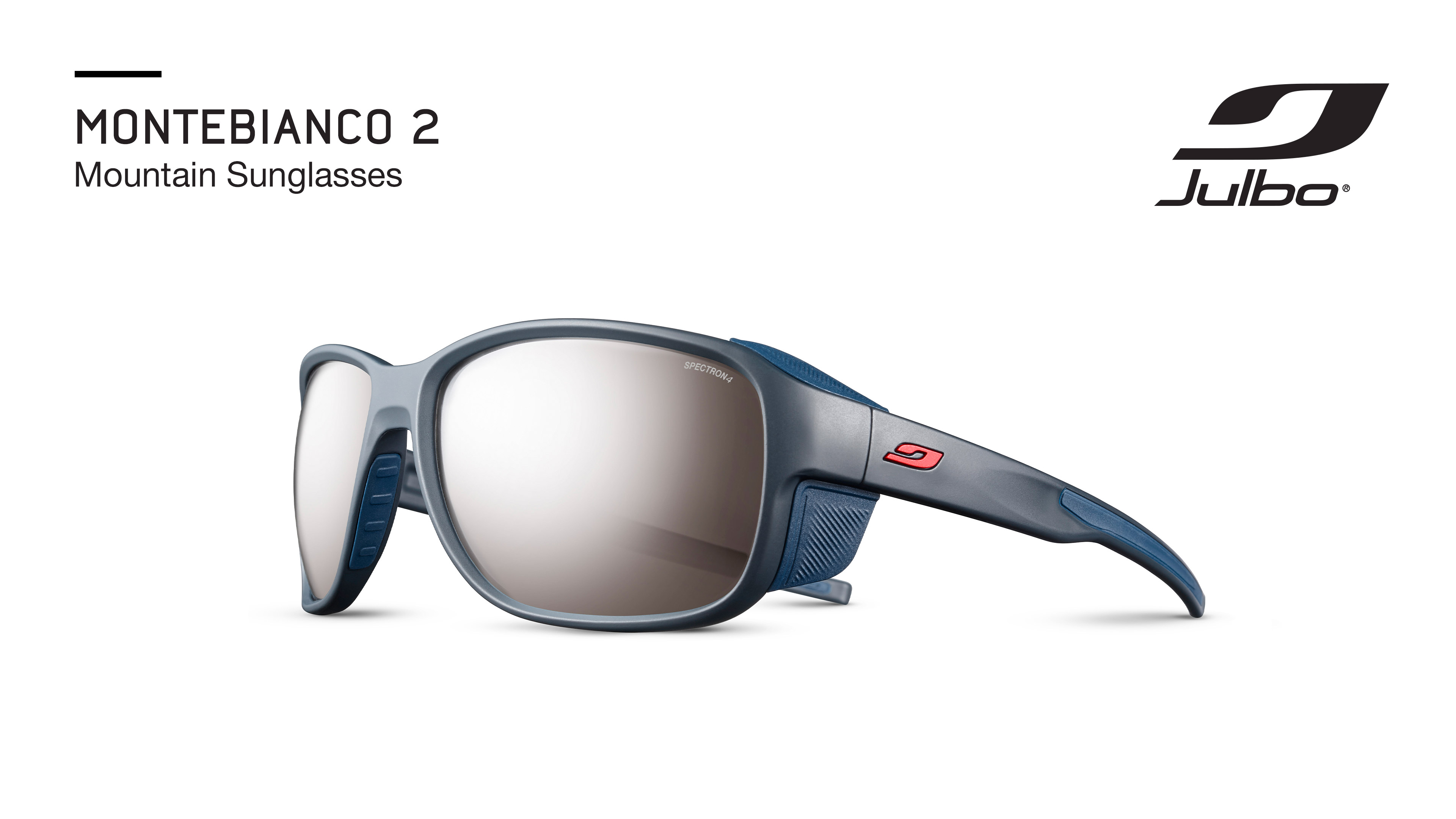 Amazon.com : Julbo Montebianco 2 Mountain Sunglasses - Black/Blue