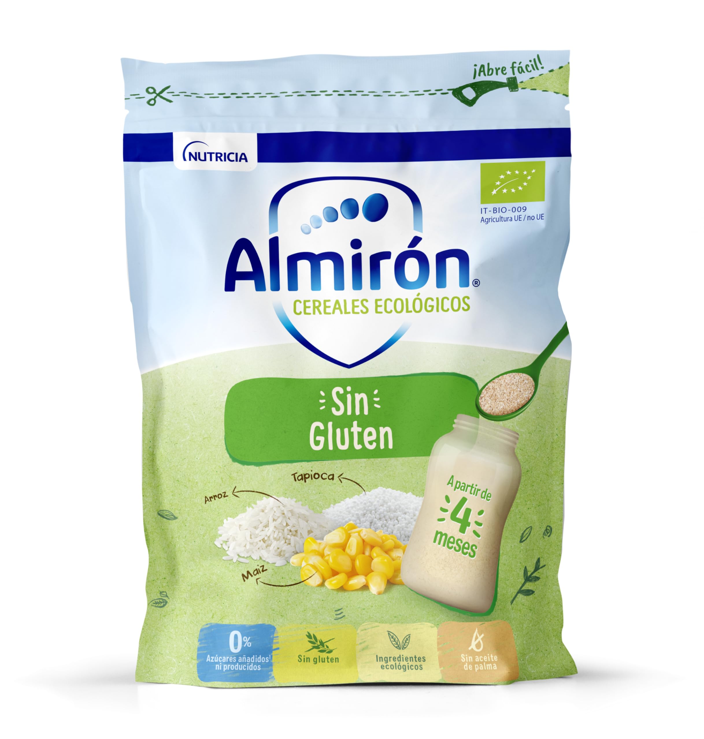 Almirón Cereales Infantiles Ecológicos Sin Gluten - Apartir de los 4 meses - 200g