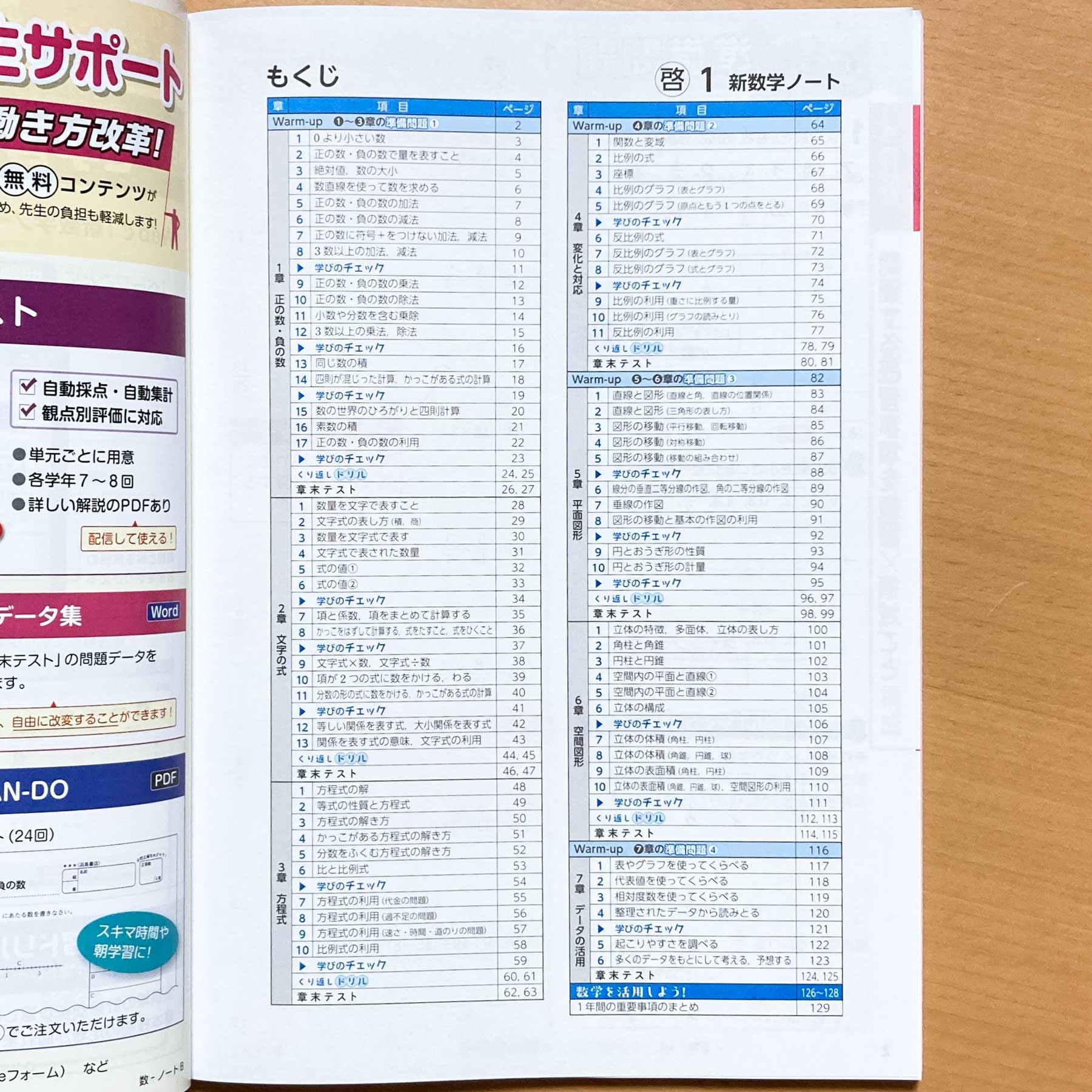 Amazon.co.jp: 2025年度版「新数学ノート 1年 啓林館版【教師用