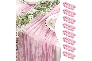 Romantic Gauze Table Runner 13Ft