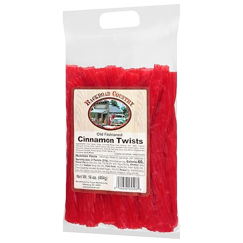 Miniatura 46 de Backroad Country Old Fashioned Red Twists - Caramelo de regaliz - Hecho en los Estados Unidos - 16 onzas (paquete de 1)