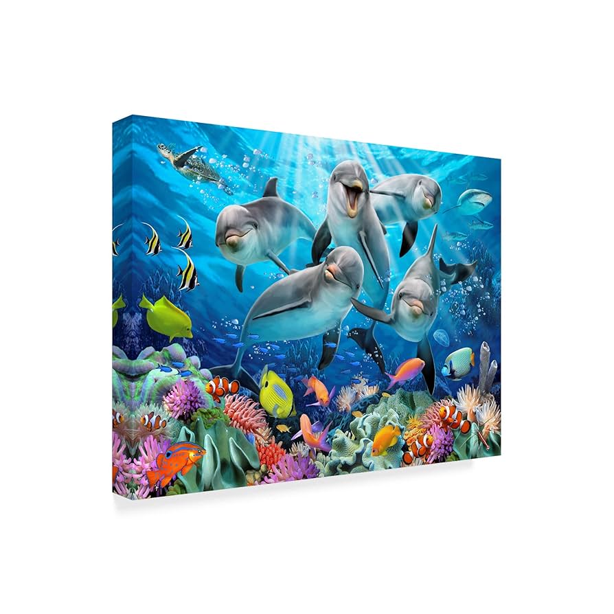 Amazon.co.jp: ハワード・ロビンソン作 Five Happy Dolphins