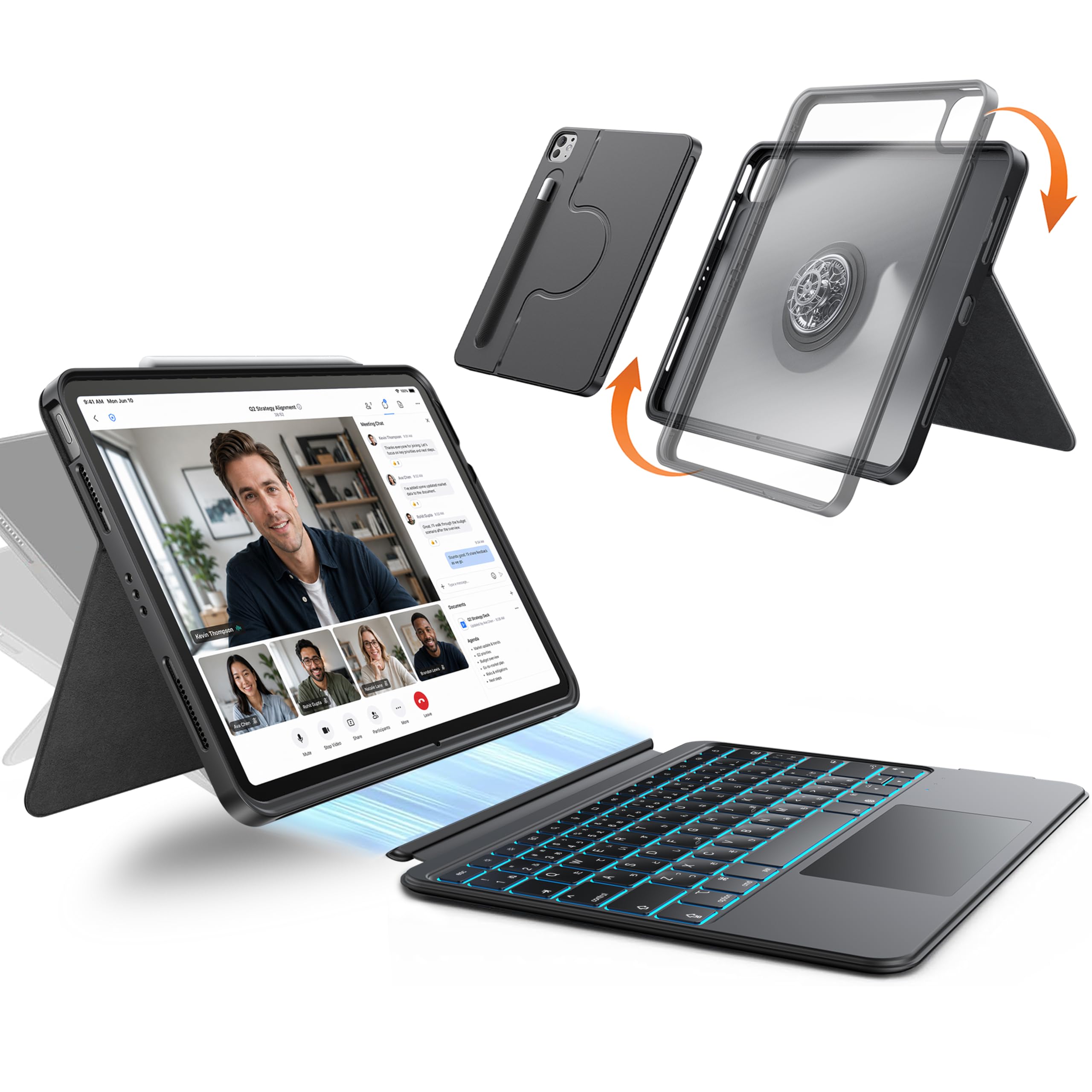 iPad Air11インチ・iPad Pro11インチ対応キーボードケース 黒 Amazon.co.jp: HOU iPad Air 11インチ・第5/4世代、iPad Pro 11インチ