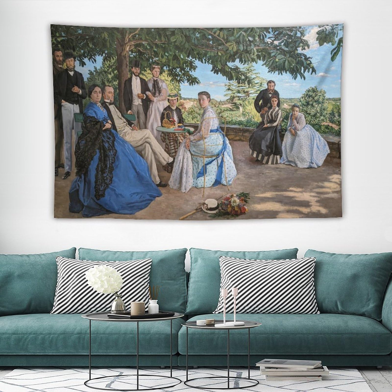 Amazon.com: Frederic Bazille Family Reunion World Famous Painting