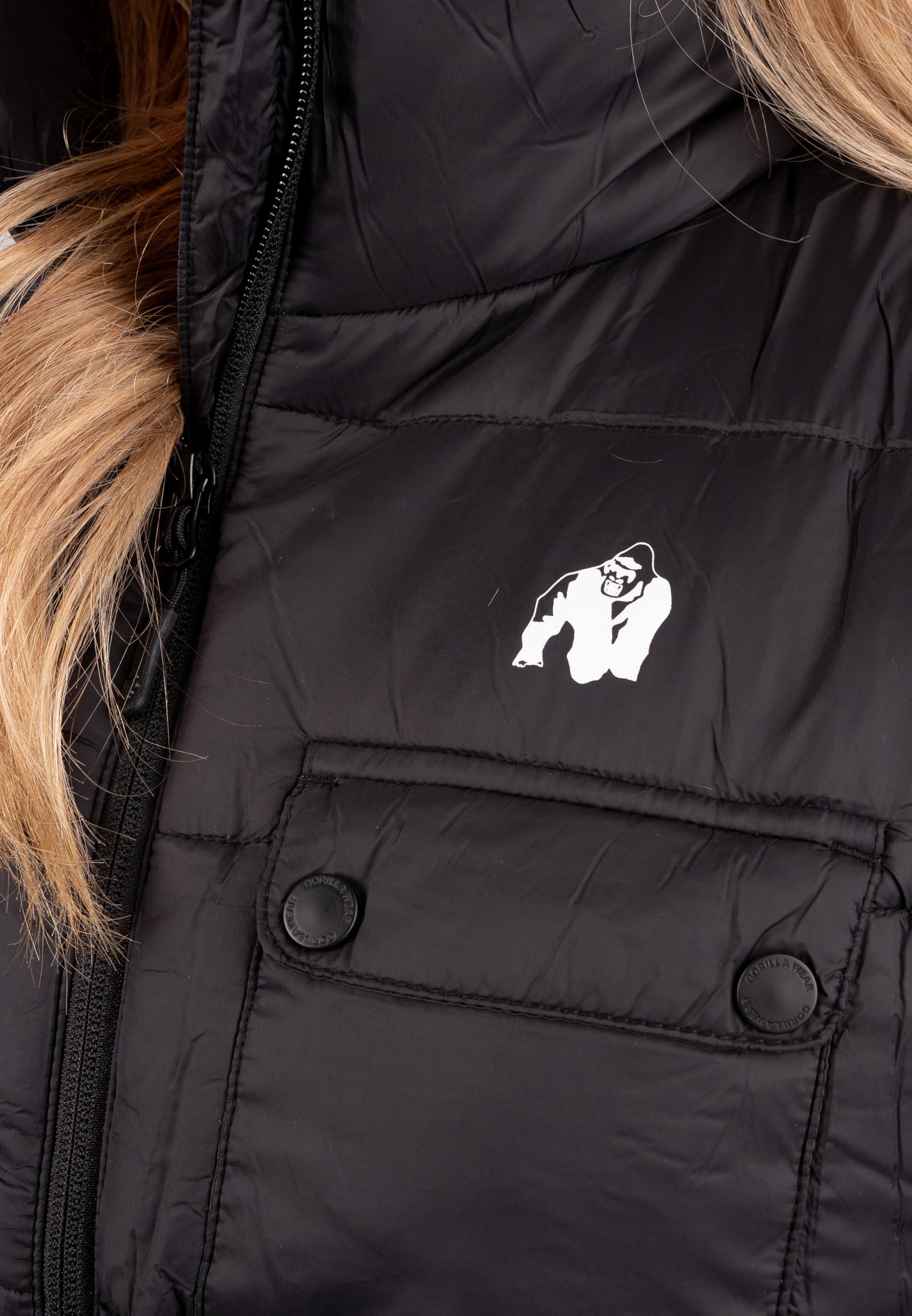 GORILLA WEAR Lucia Puffer Jacket Gilet Donna