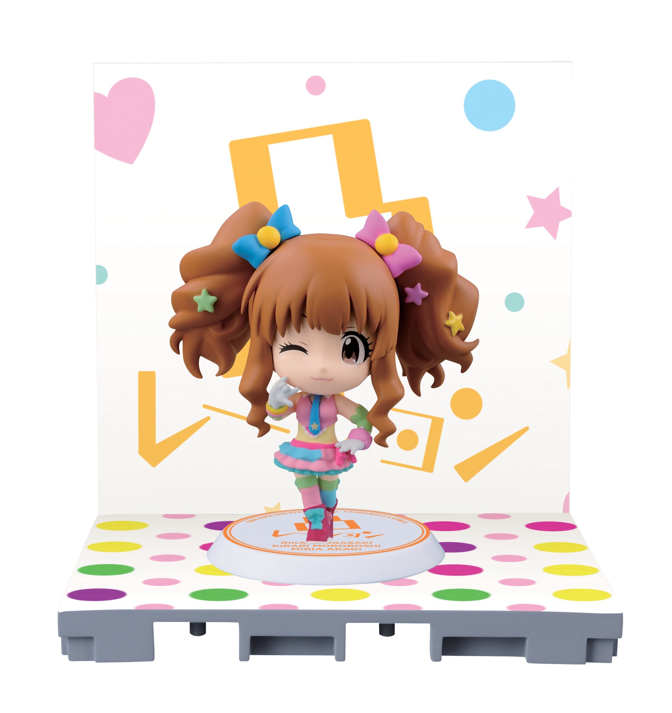 Banpresto The Idolmaster 2.4" Kirari Moroboshi Chibi-Kyun-Chara Cinderella Girls Figure, Let's Go Happy