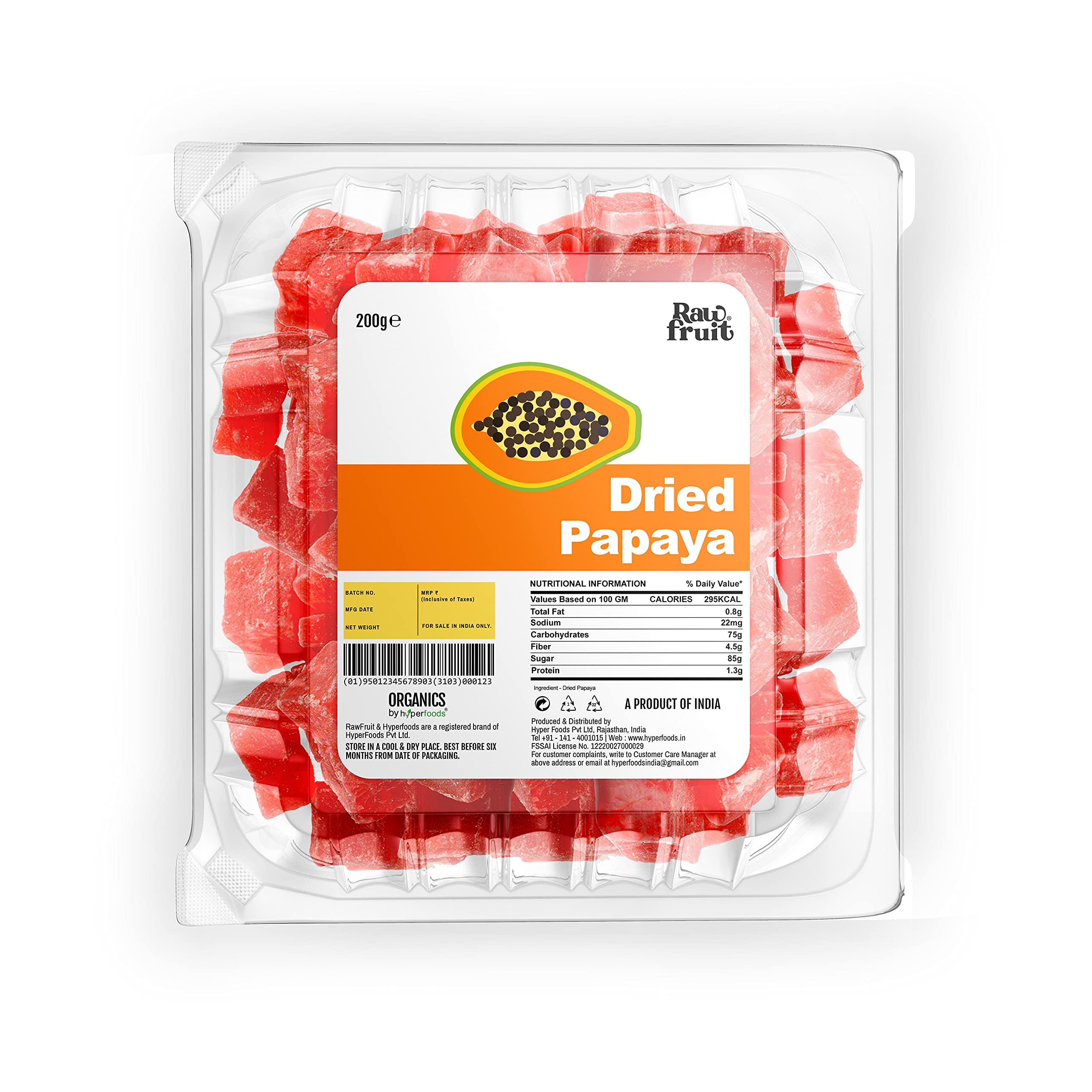 See full amazon price history chart for HYPERFOODS Raw Premium Fresh Gourmet Dried Papaya - 400g HYPERFOODS Raw Premium Fresh Gourmet Dried Papaya - 400g (B096KS1H4C) Amazon Price History, Amazon Price Tracker