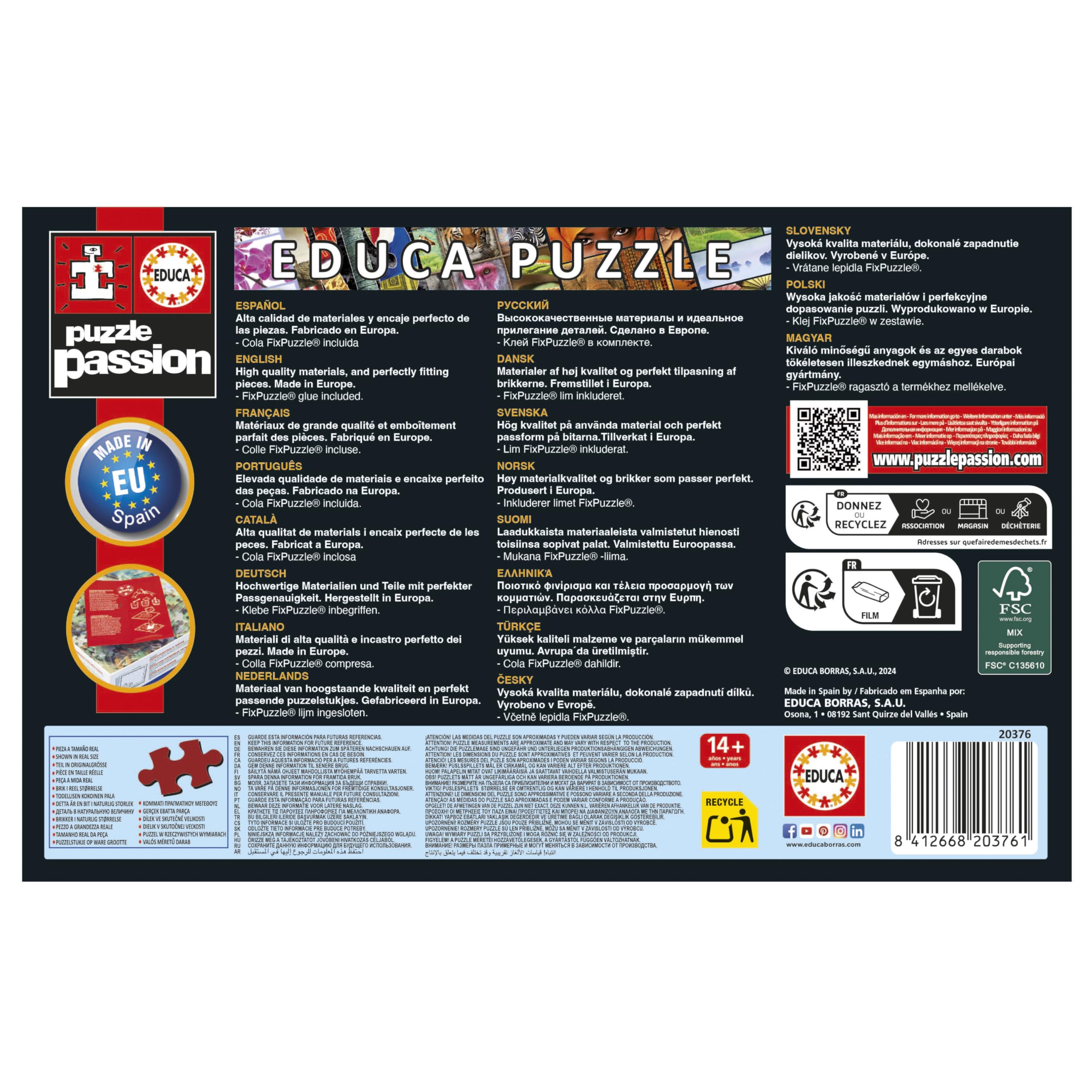 Amazon.com: Educa - The World's Smallest 1000-Piece Puzzle for