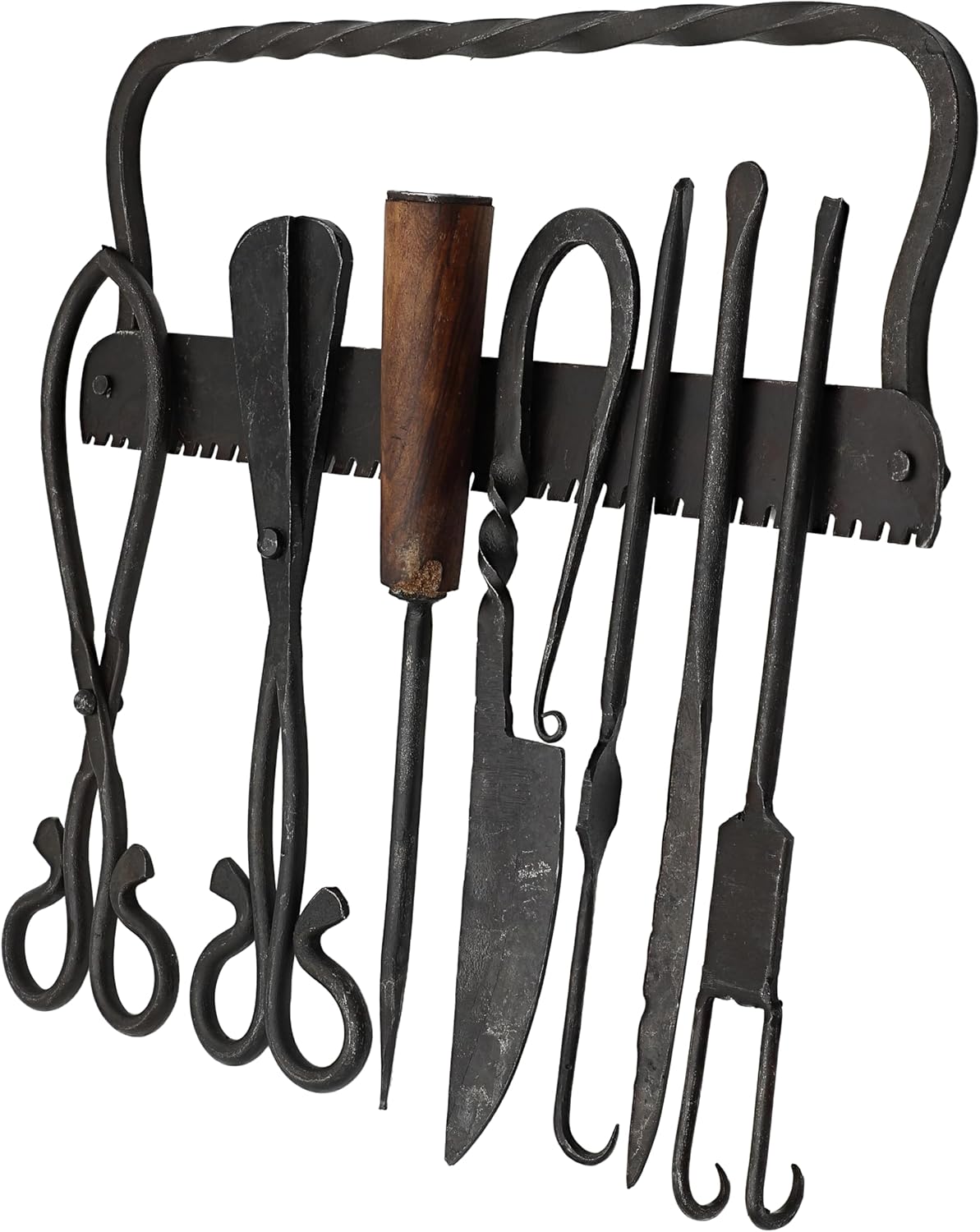 Armory Replicas™ Medieval Medical Surgical Kit – 8-Piece Replica Set with Metal Tools – Historical Medical Equipment with Carrying Bag