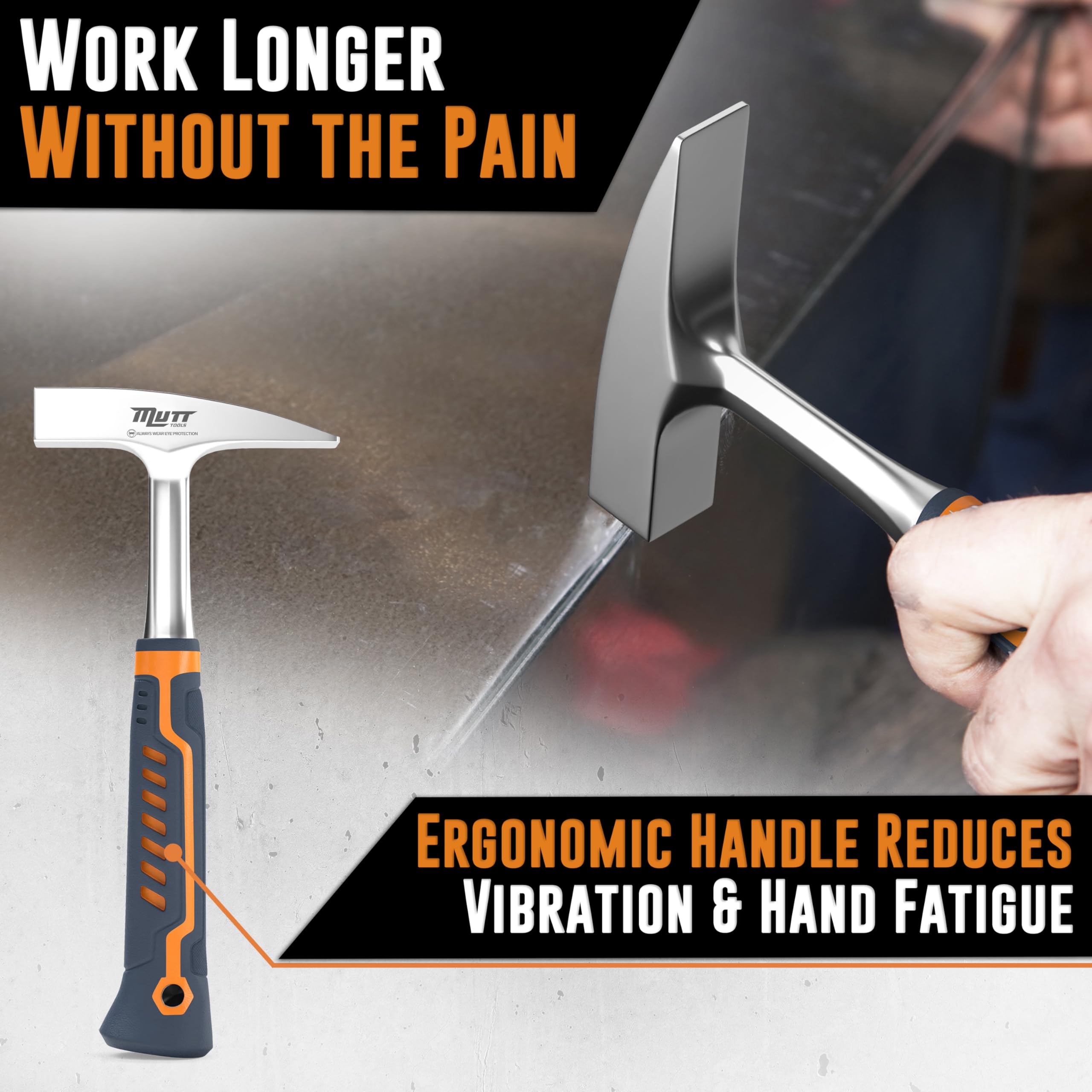 Mutt Tools Sheet Metal Hammer - HVAC & Metalworking -3