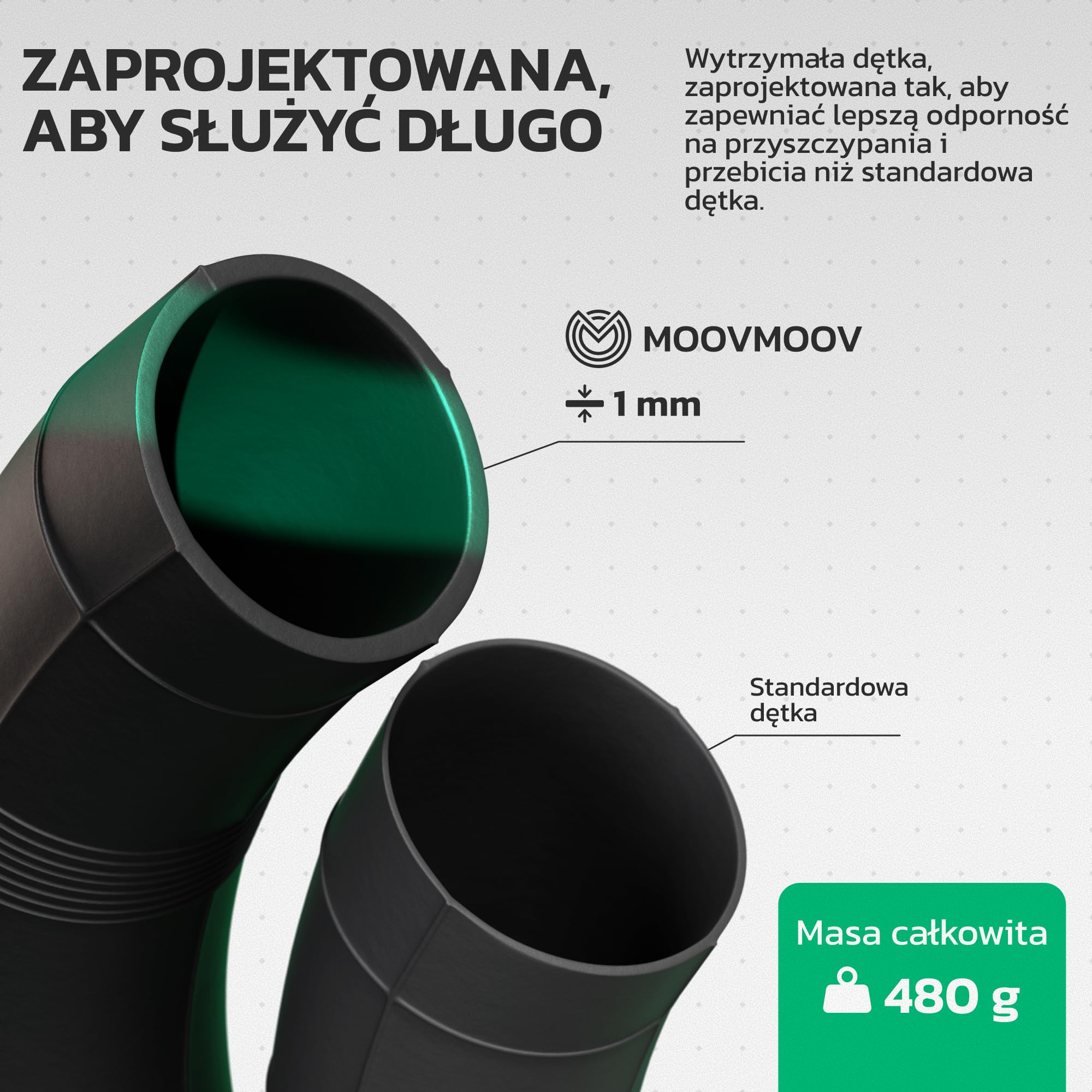 MoovMoov Dętka 16 cali do opon 16x6.50-8 i 16x7.50-8 – do kosiarki samojezdnej, traktorka ogrodowego, przyczepki ogrodowej, wózka golfowego – zawór kątowy – zestaw 2 szt.