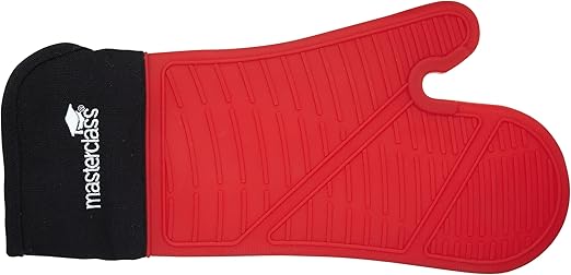 Masterclass Waterproof And Heat-proof Silicone Oven Glove - Red