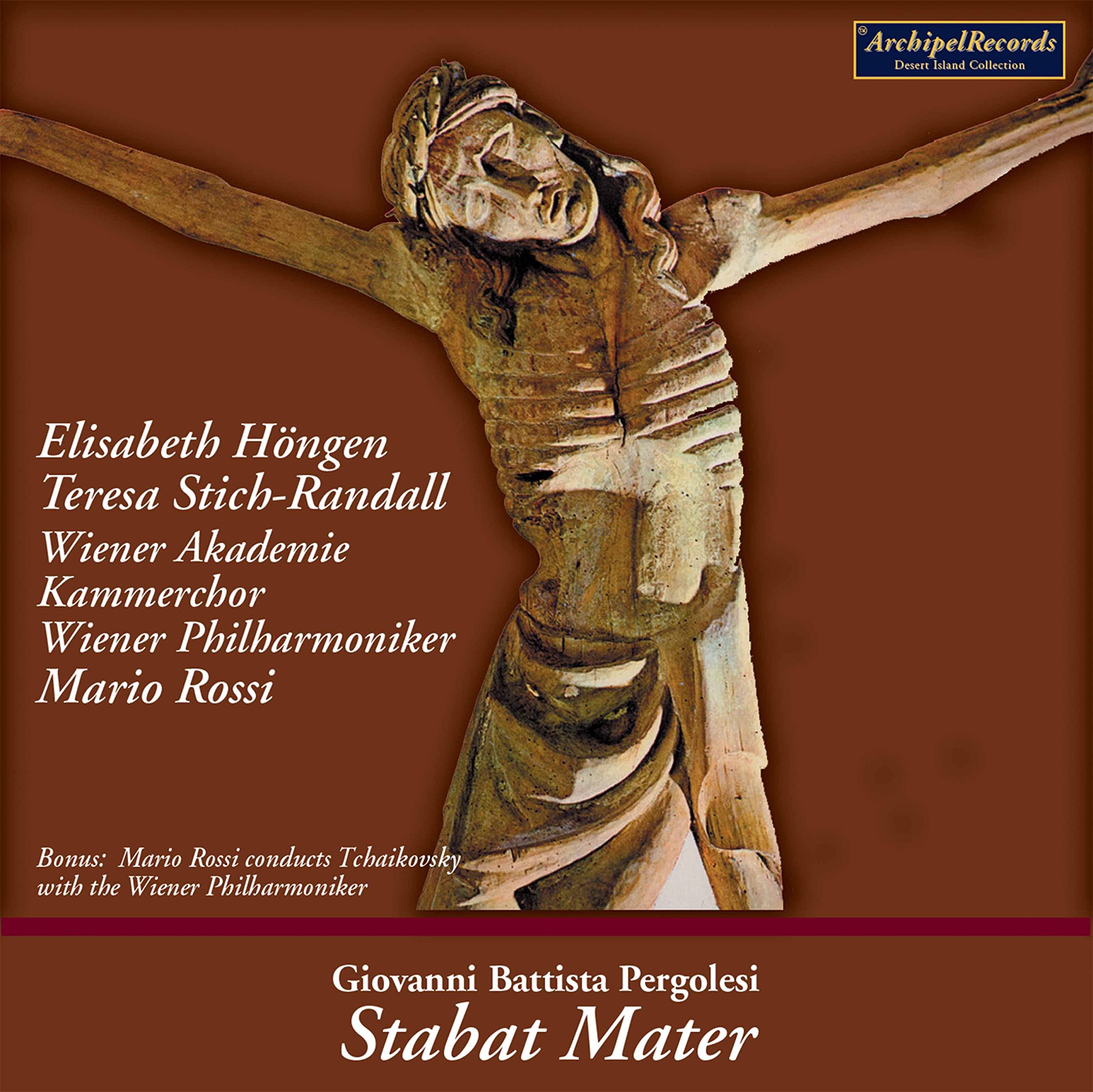 PERGOLESI - STABAT MATER - HONGEN - STICH-RANDALL - WIENER AKADAMIE - 1955/56