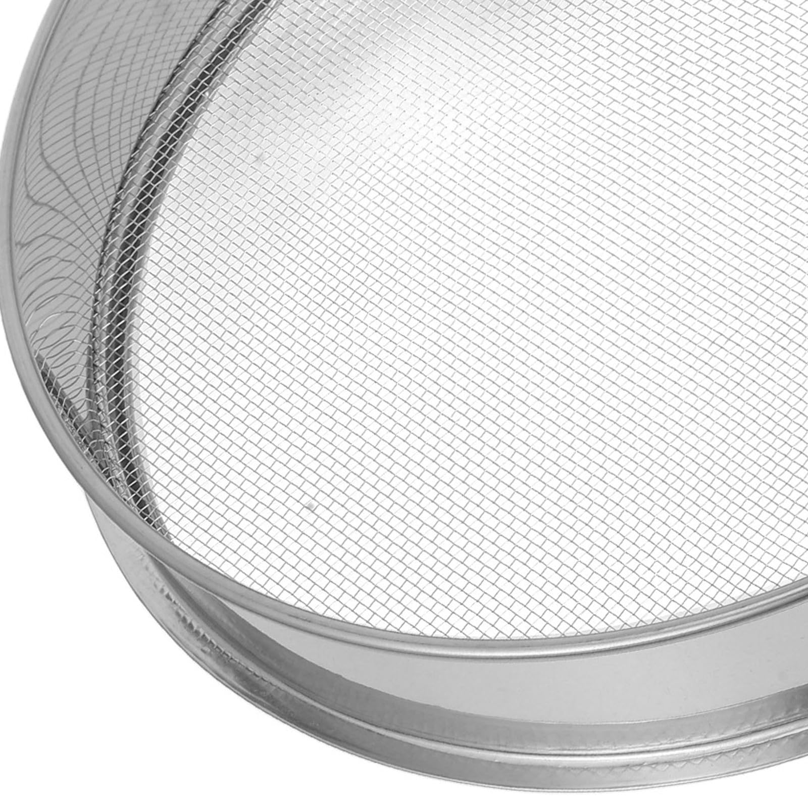 Setaccio da Giardino in Acciaio Inox 10 Maglie, 2 Pezzi