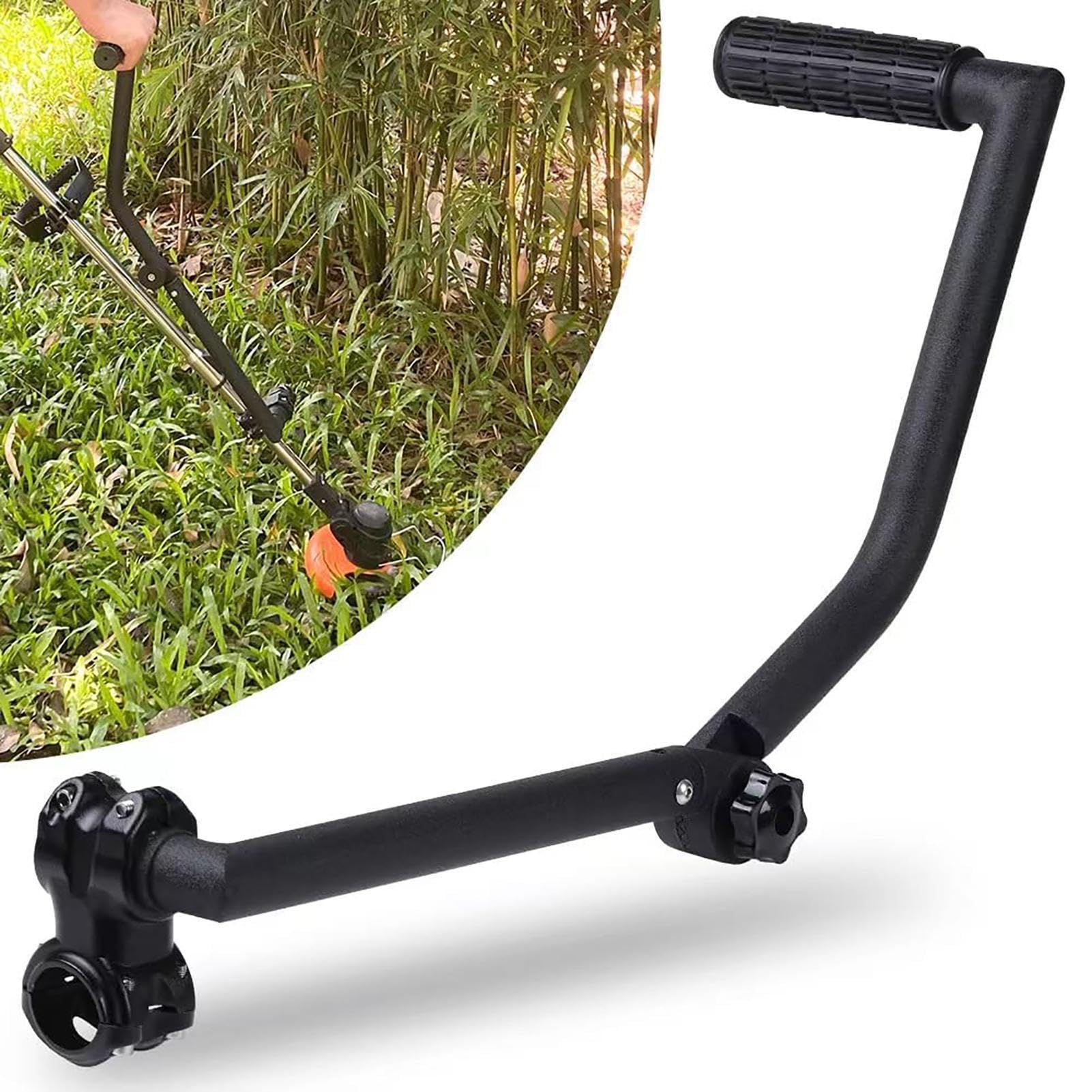 Griff für Motorsense – Klappbarer Griff für Verlängerung, ergonomische Halterung zum Arbeitsersparnis | Griff für Rasenmäher für Parks Straßen Gärten Bauernhöfe Hof
