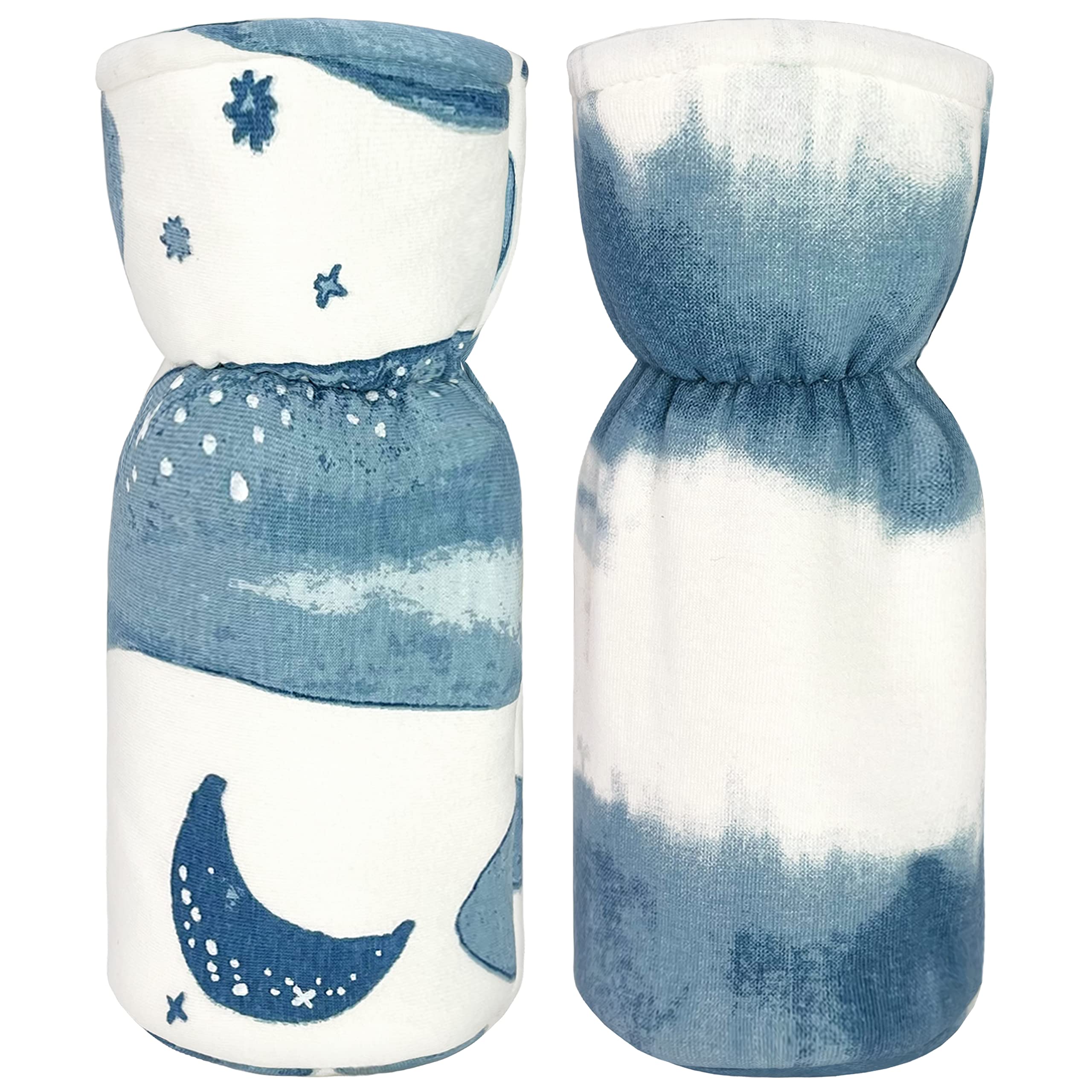 Crane Baby Cotton Bottle Cover/Warmer, Caspian Collection (Pack of 2, 19 x 8 x 8 cm, Fits Upto 330ml Bottle), Multicolour-image-31