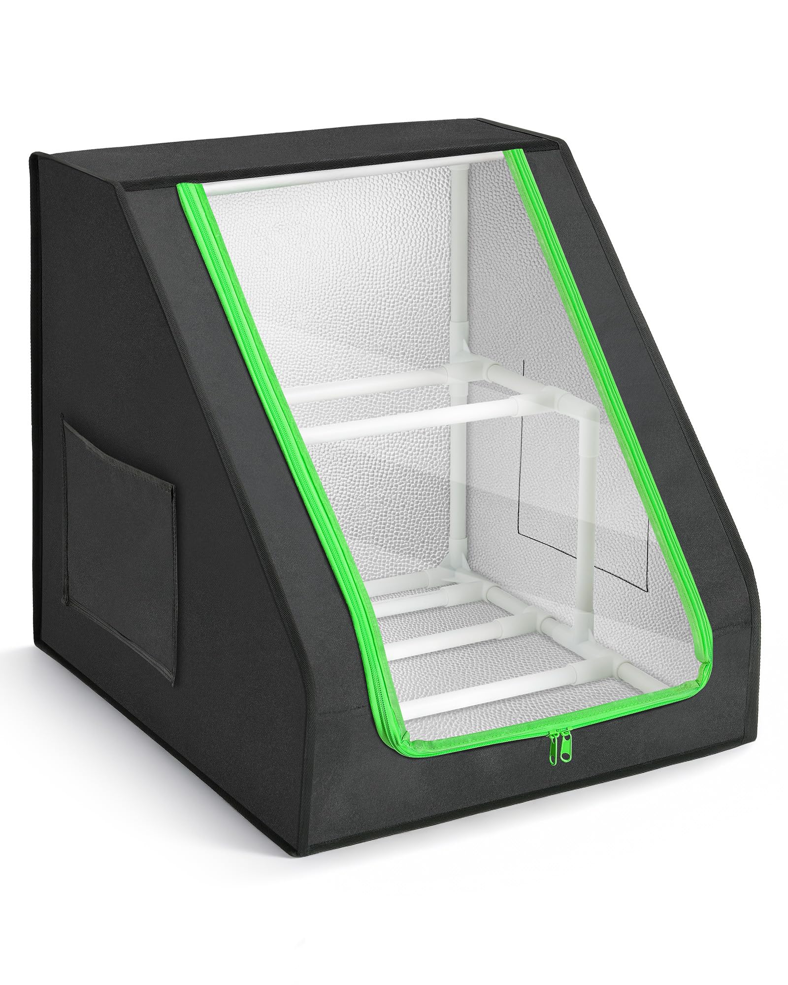 BS-VOG Scatola portaoggetti per filamenti, 2 ripiani, scaffale per stampante 3D, con apertura trapezoidale, fino a 21 rotoli, per PLA, ABS, PETG, TPU, protezione antipolvere salvaspazio per casa