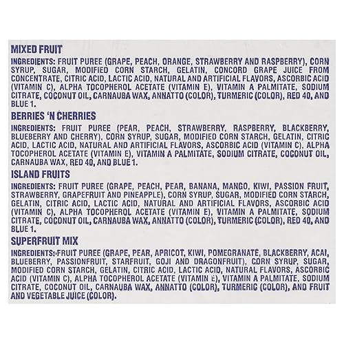 Miniatura 3 de Welch's Snacks de frutas, paquete variado a granel con frutas mixtas, mezcla de superfrutas, frutas de la isla, sin gluten, paquete a granel, 2.25