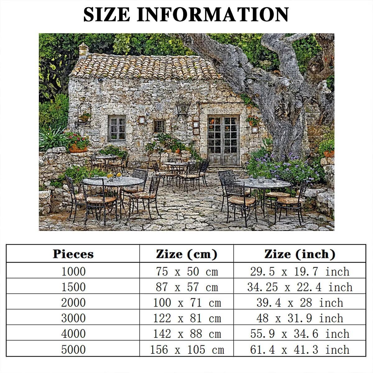 Puzzle 1500 Piezas Cabina, Puzzle Árbol con Caja Regalo Adultos, DIY 1500 Piezas Rompecabezas de Madera para Adultos, Rompecabezas Desafiante para Decoración del Hogar y Paredes, Regalo Mujer, P-57