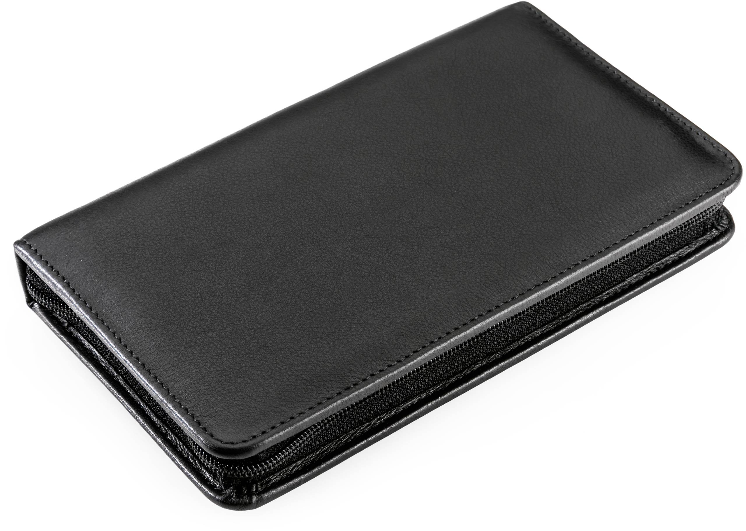 remos professional body careBOREAS Empty Leather Black Nail Set for Scissors, File, Tweezers, Plier