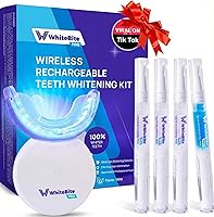 Vista 1 de Kit blanqueador de dientes Whitebite Pro para dientes sensibles – Luz LED dual + Gel de peróxido de carbamida al 35% + Gel remineralizante