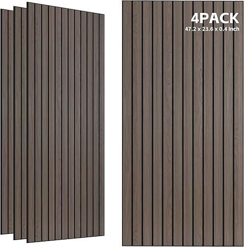 Miniatura 22 de Paquete de 10 paneles acústicos grandes, paneles de espuma a prueba de sonido de 48 x 24 x 0.4 pulgadas para paredes, paneles premium de