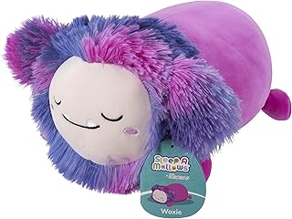 Squishmallows Original 12in Woxie The Magenta Bigfoot Sleepamallows – Official Jazwares Plush (Medium-Sized)
