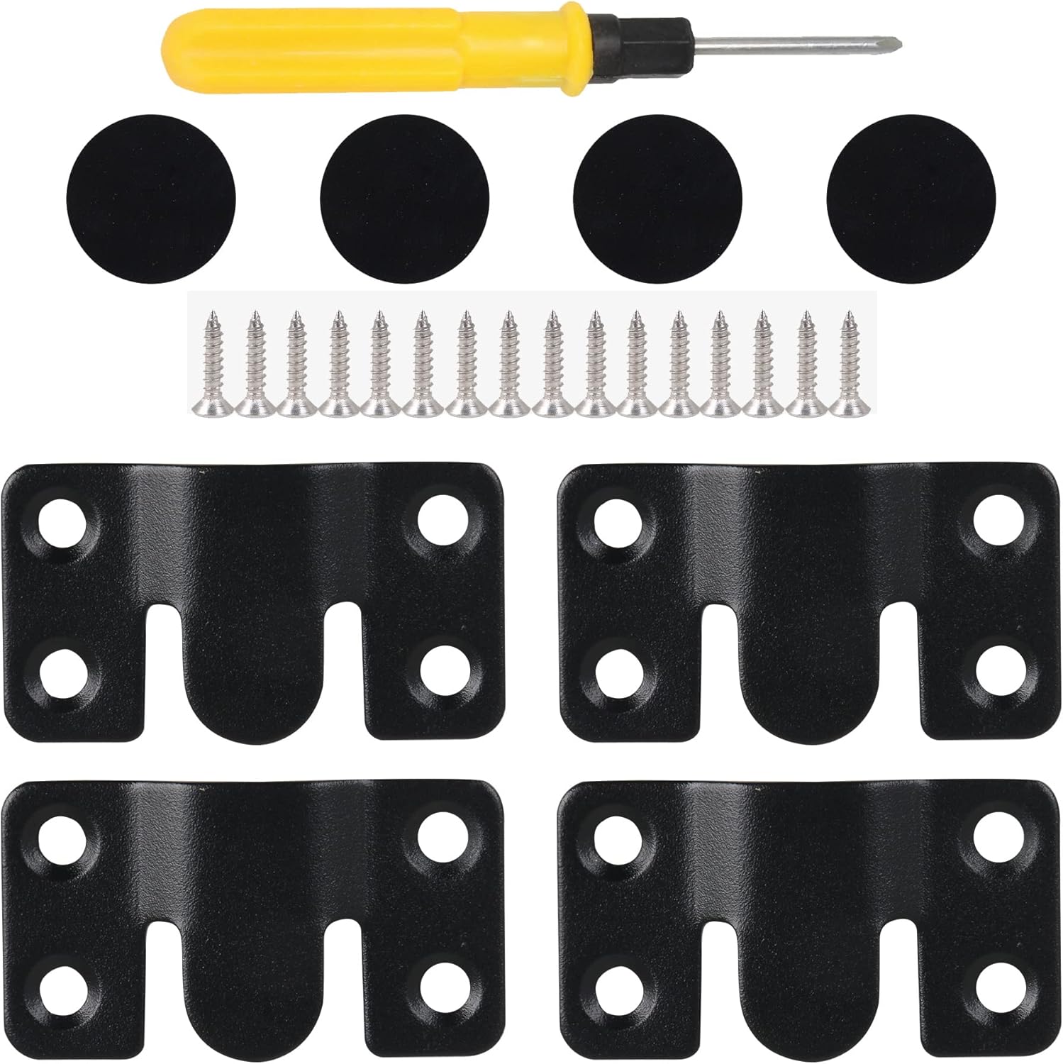 RDEXP 4PCS Universal Metal Sectional Sofa Interlocking Sectional Couch Connectors